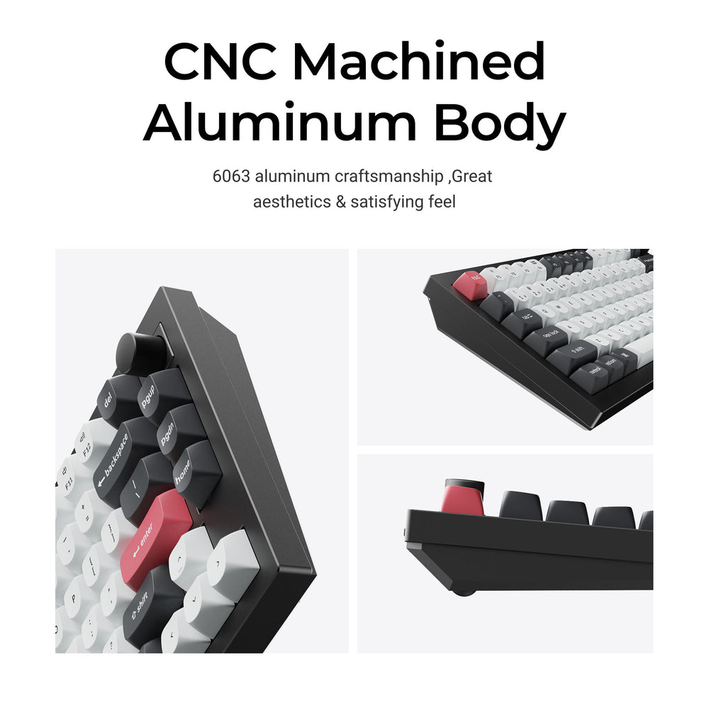 Teclado personalizado inalámbrico Keychron Q1 HE QMK (Distribución US)