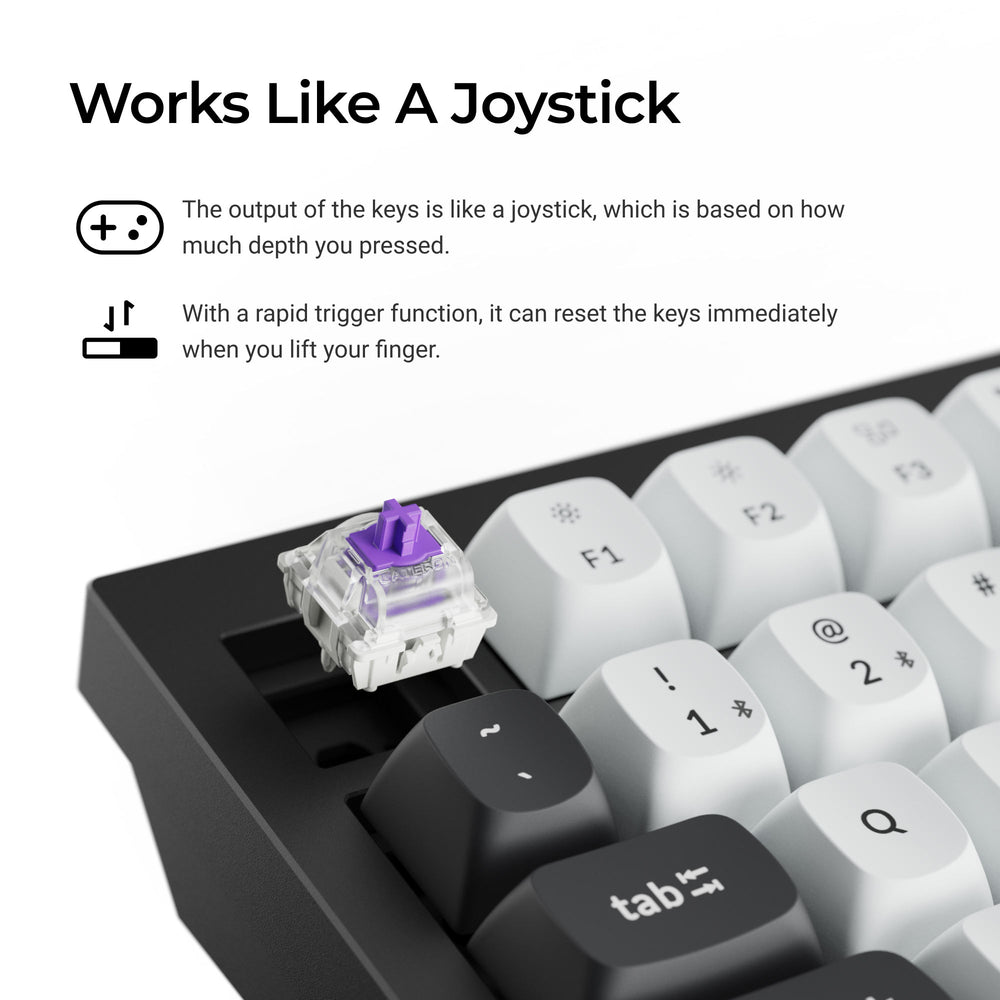 Teclado personalizado inalámbrico Keychron Q1 HE QMK (Distribución US)