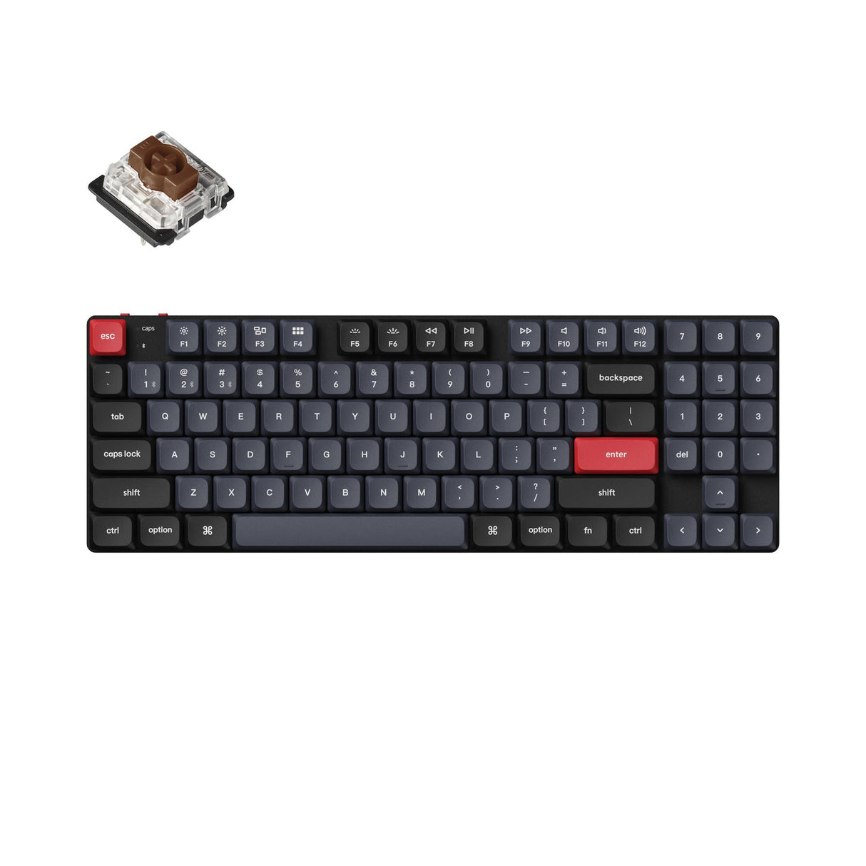 Teclado Mecánico Personalizado Inalámbrico Keychron K13 Pro QMK/VIA (Teclado US ANSI)