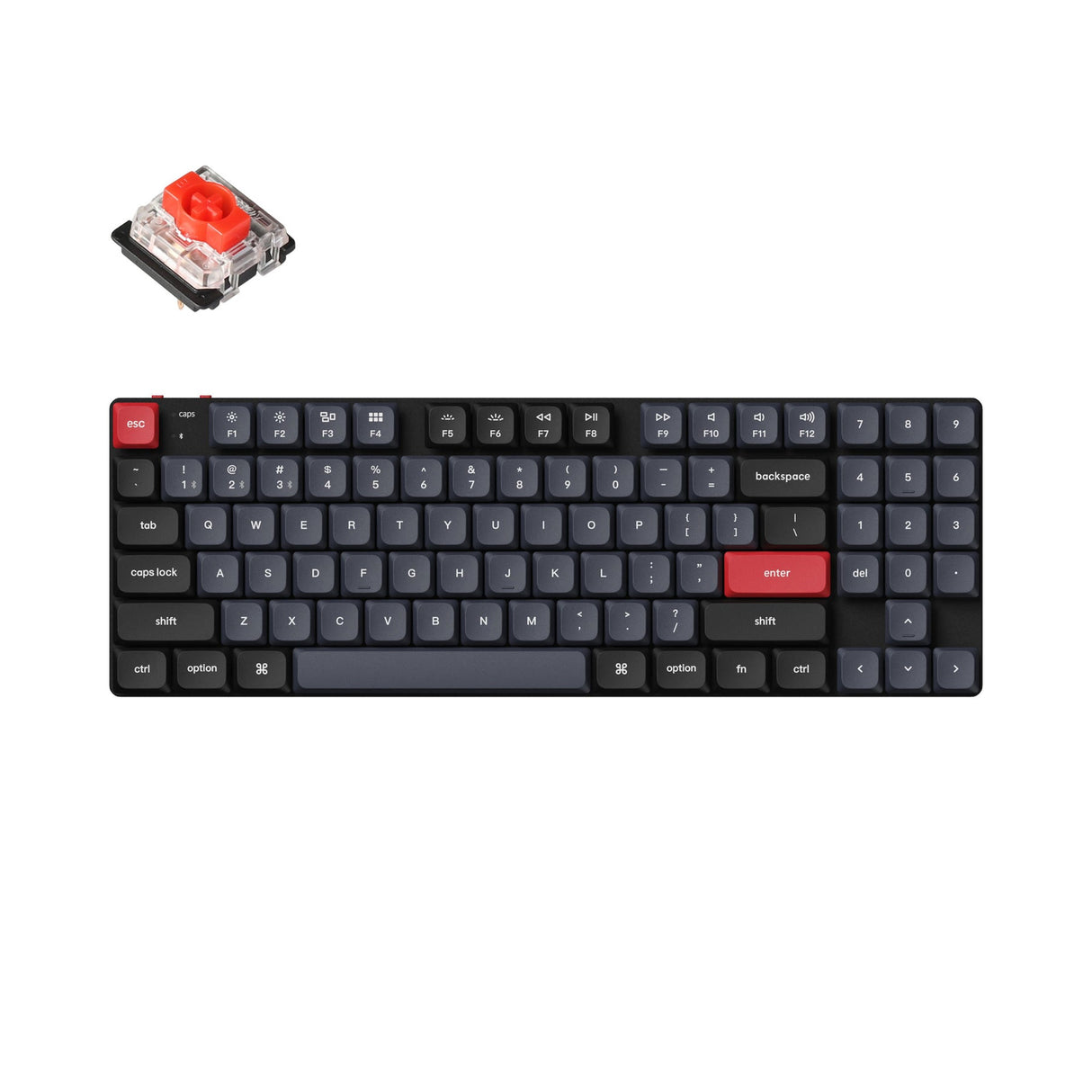 Teclado Mecánico Personalizado Inalámbrico Keychron K13 Pro QMK/VIA (Teclado US ANSI)