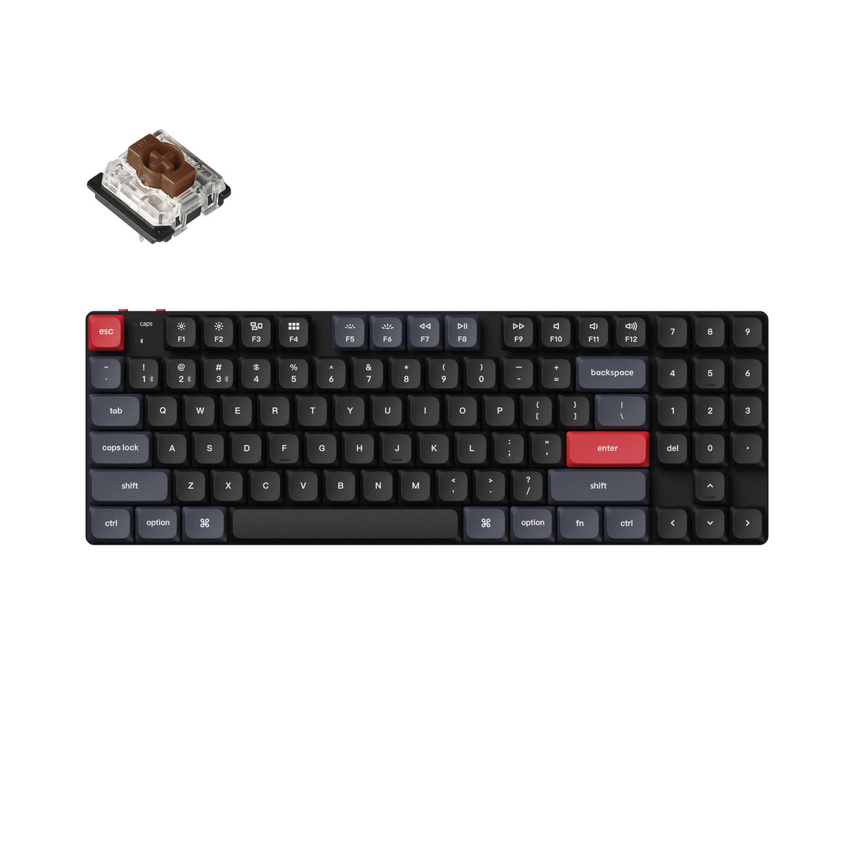 Teclado Mecánico Personalizado Inalámbrico Keychron K13 Pro QMK/VIA (Teclado US ANSI)