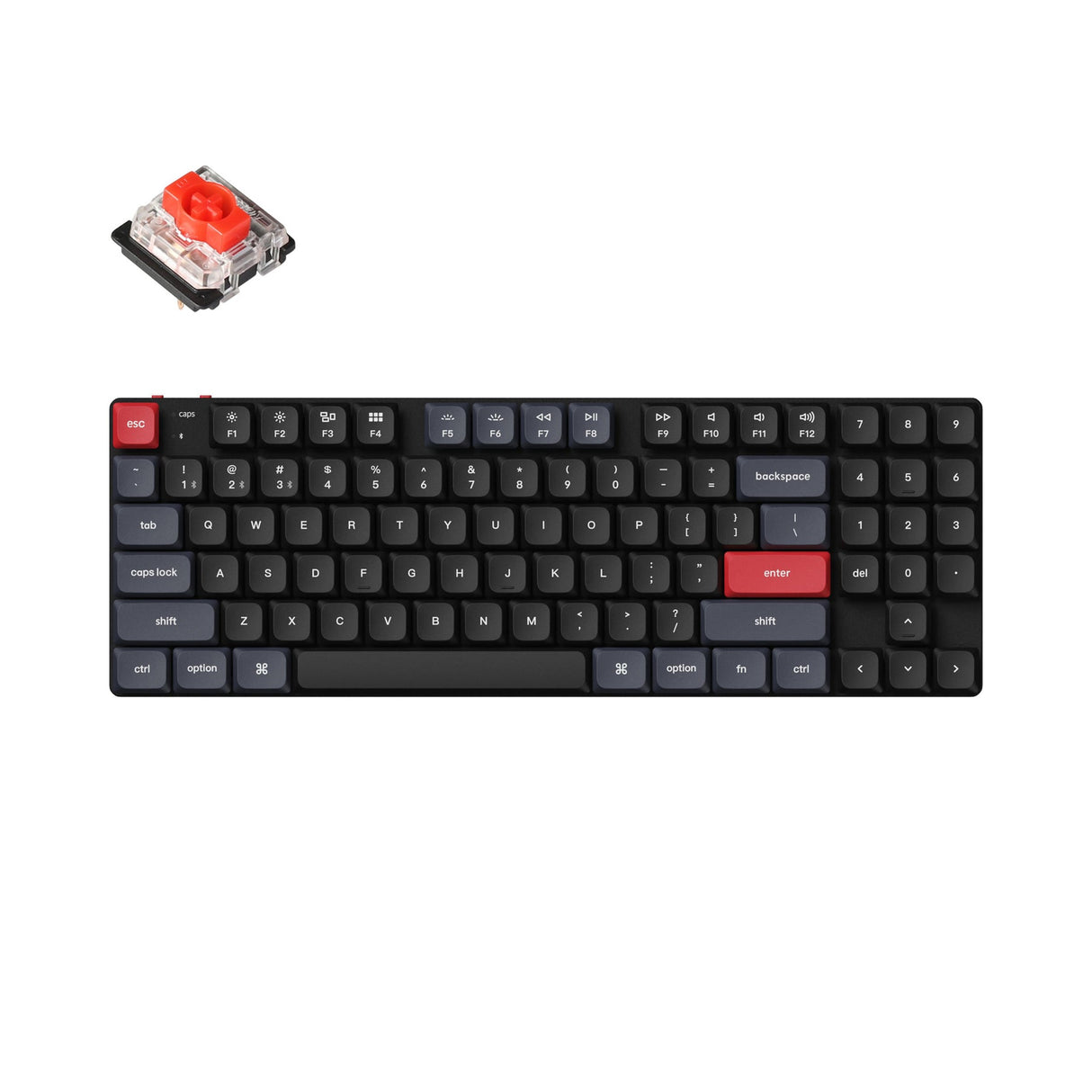 Teclado Mecánico Personalizado Inalámbrico Keychron K13 Pro QMK/VIA (Teclado US ANSI)