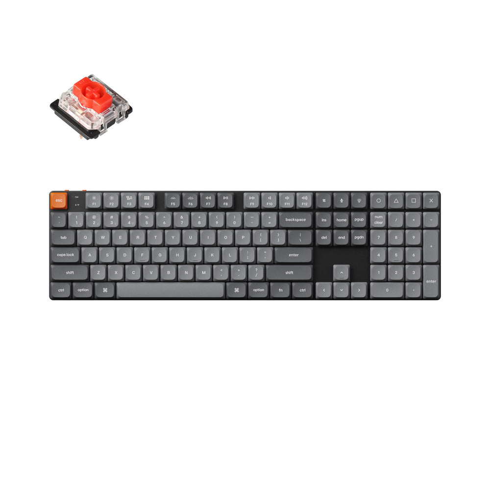 Teclado mecánico personalizado inalámbrico Keychron K5 Max QMK/VIA (teclado ANSI de EE. UU.)