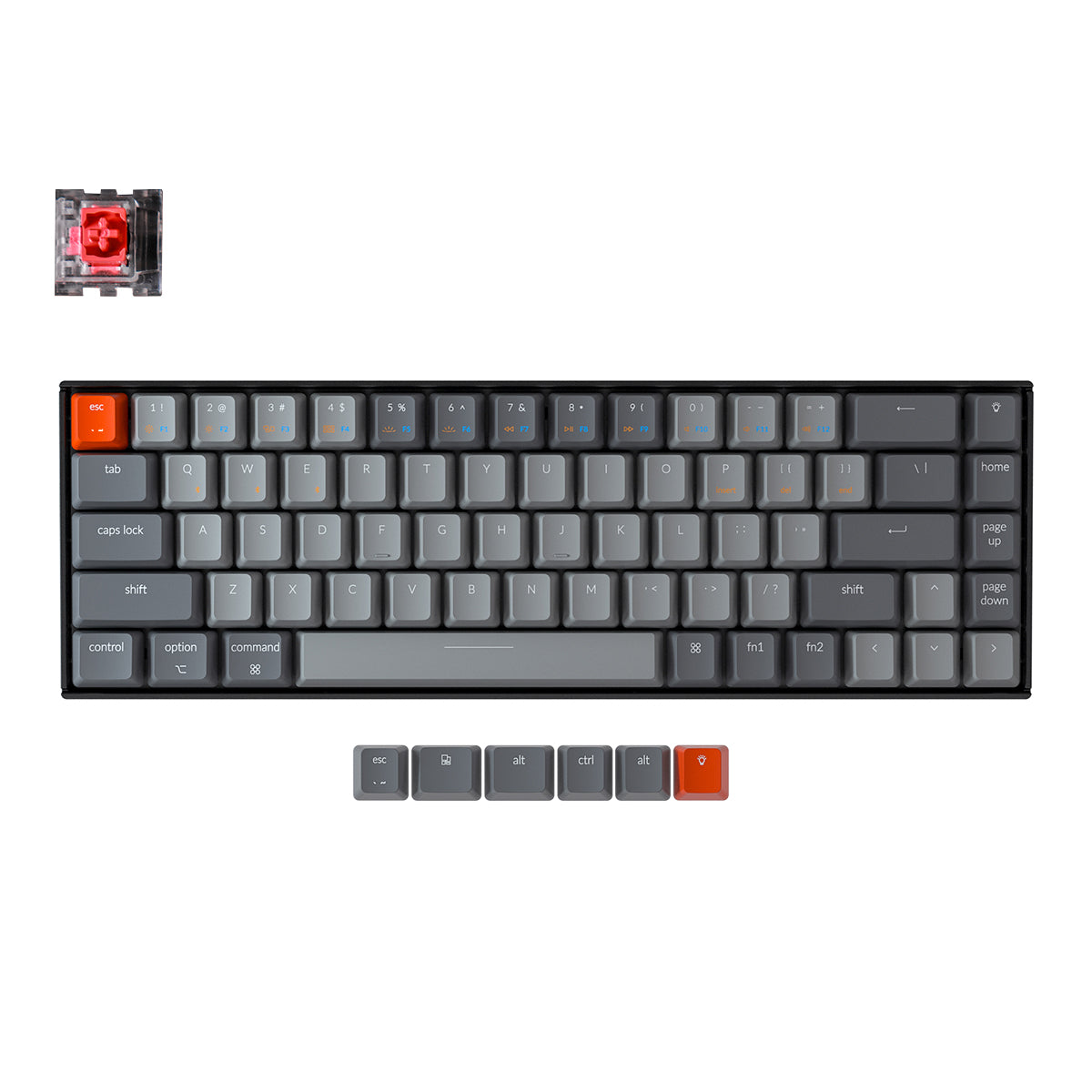 Keychron K6 Wireless Mechanical Keyboard (US ANSI Keyboard)