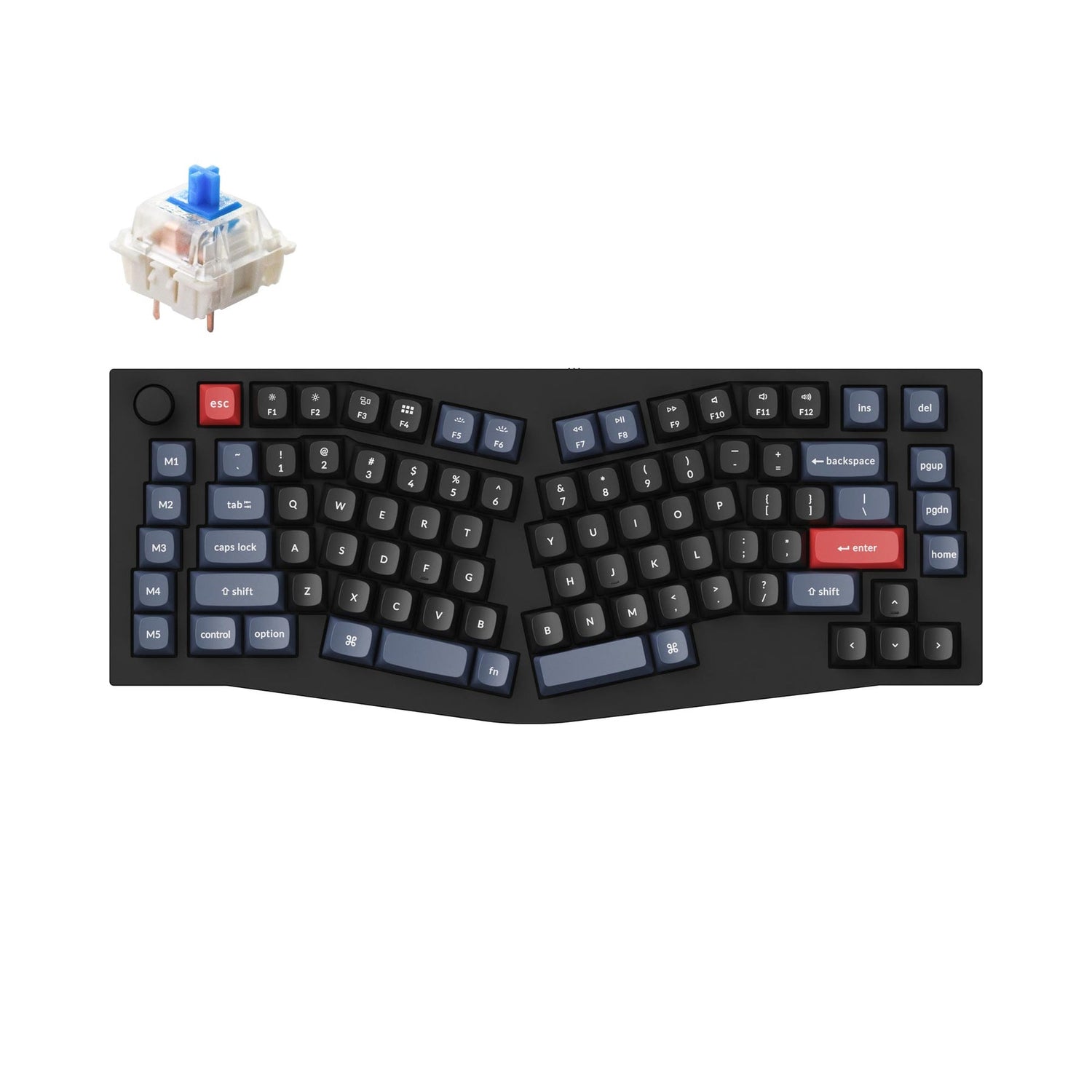 Keychron Q10 (Alice Layout) QMK Custom Mechanical Keyboard (US ANSI Keyboard)