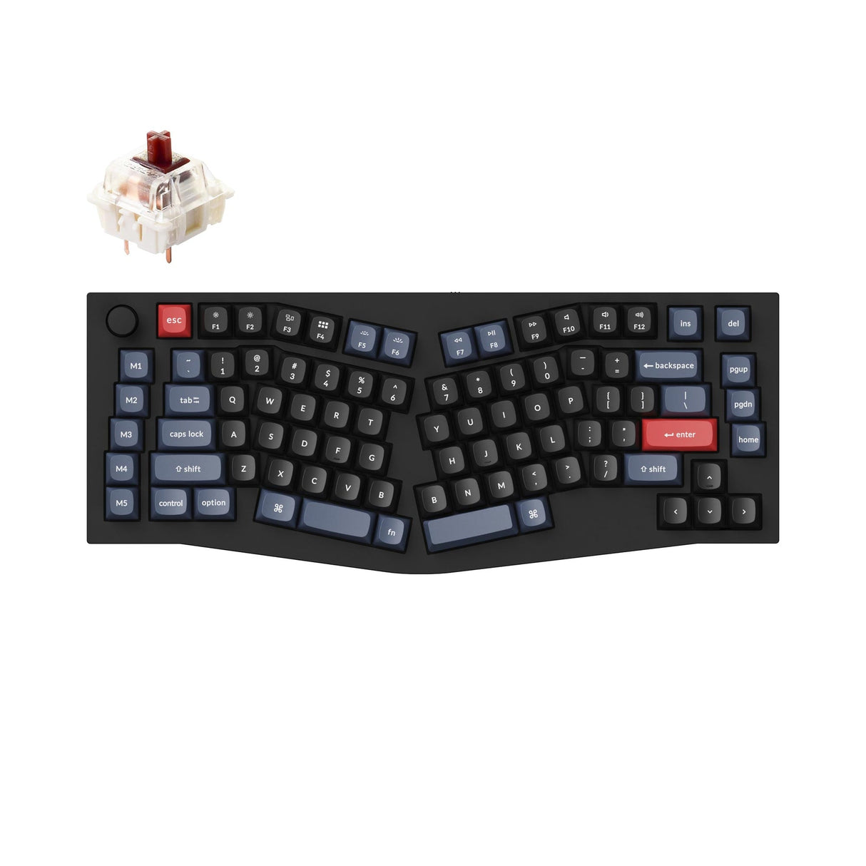 Keychron Q10 (Alice Layout) QMK Custom Mechanical Keyboard (US ANSI Keyboard)