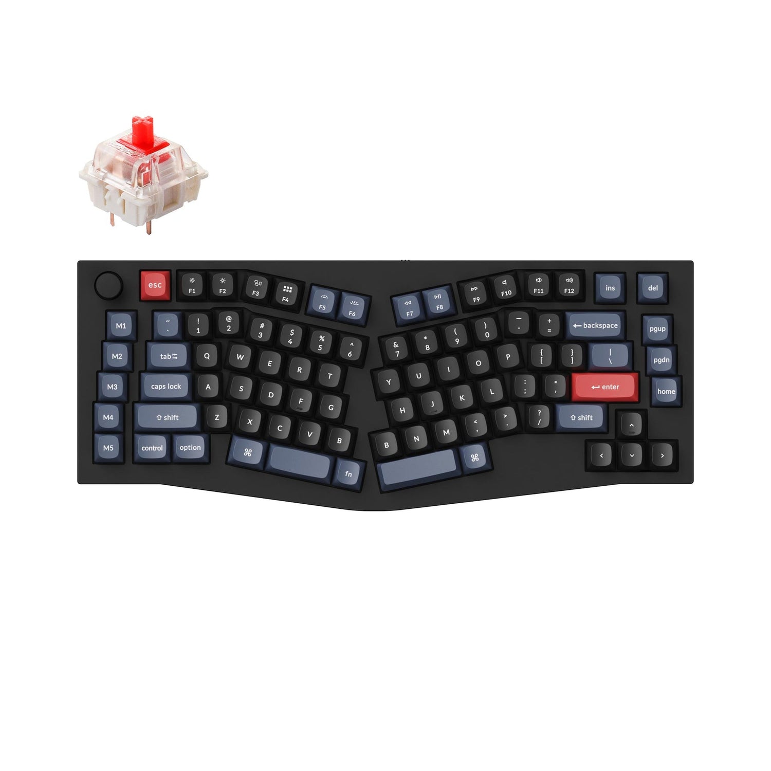 Keychron Q10 (Alice Layout) QMK Custom Mechanical Keyboard (US ANSI Keyboard)