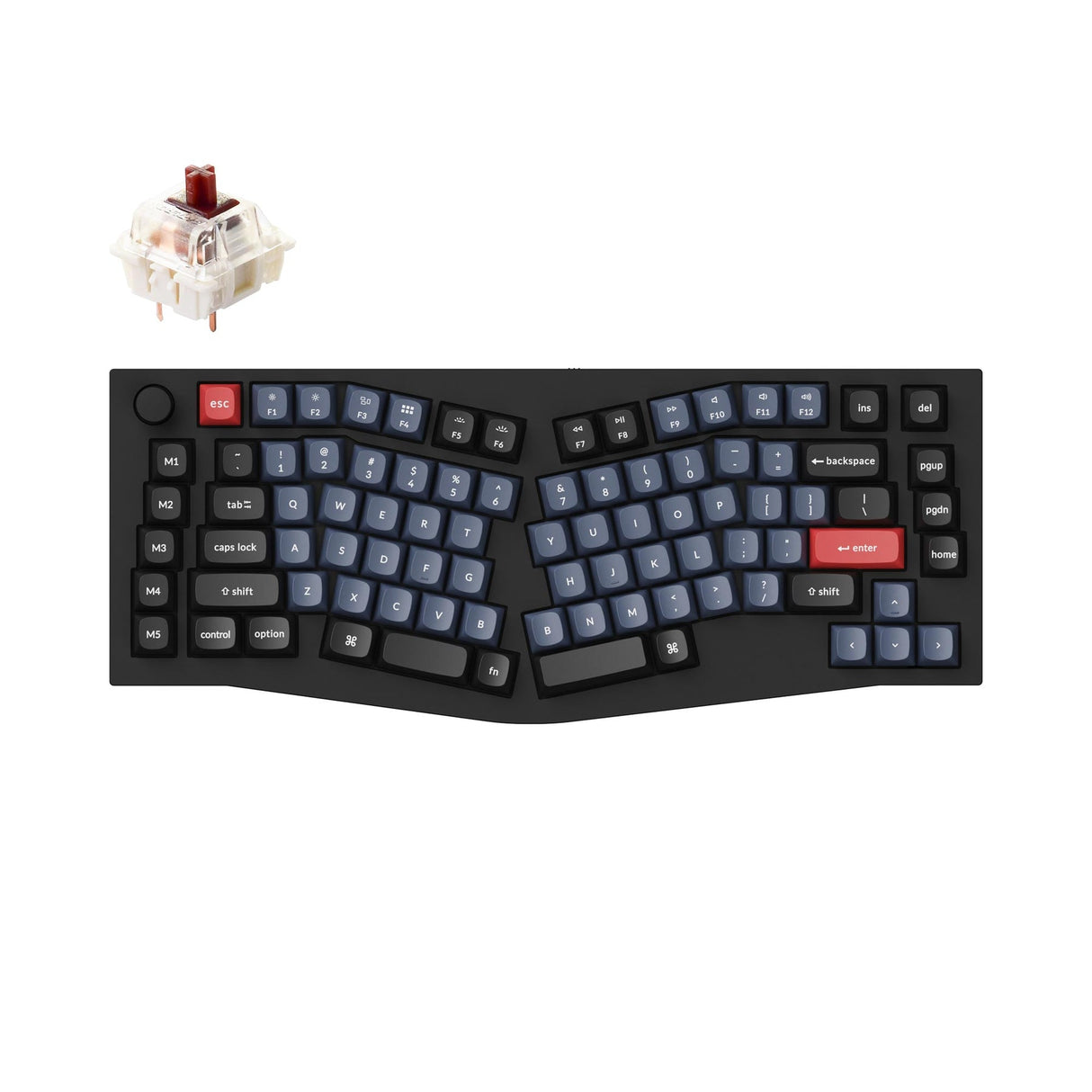 Keychron Q10 (Alice Layout) QMK Custom Mechanical Keyboard (US ANSI Keyboard)