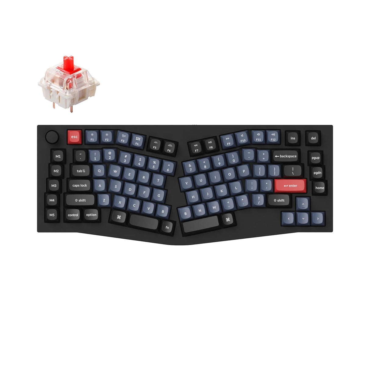 Keychron Q10 (Alice Layout) QMK Custom Mechanical Keyboard (US ANSI Keyboard)