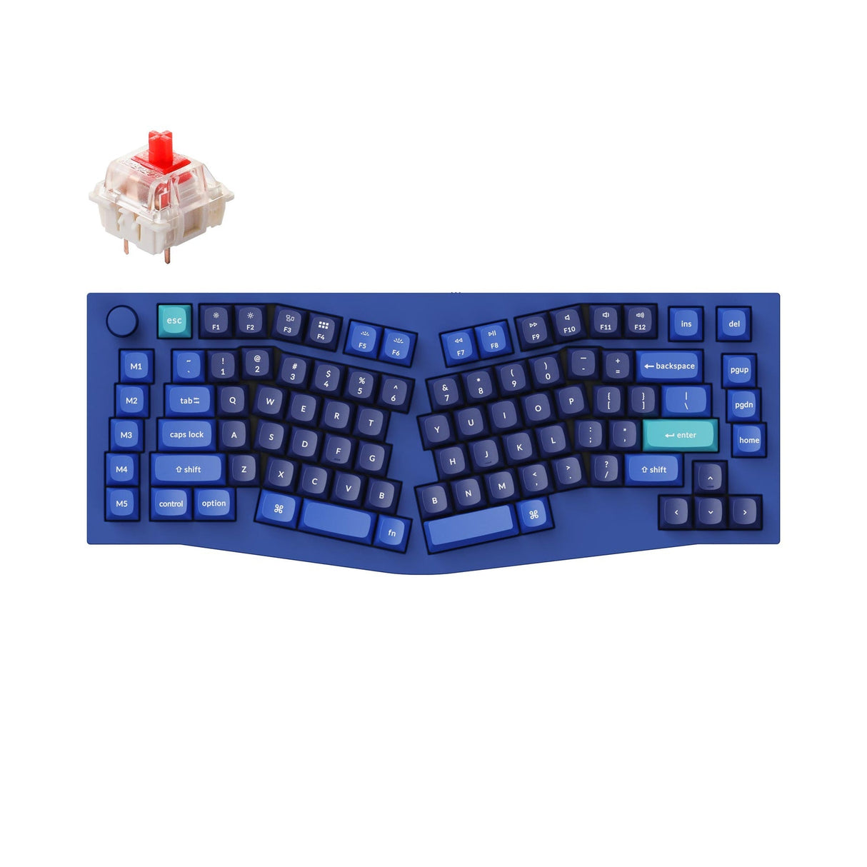 Keychron Q10 (Alice Layout) QMK Custom Mechanical Keyboard (US ANSI Keyboard)