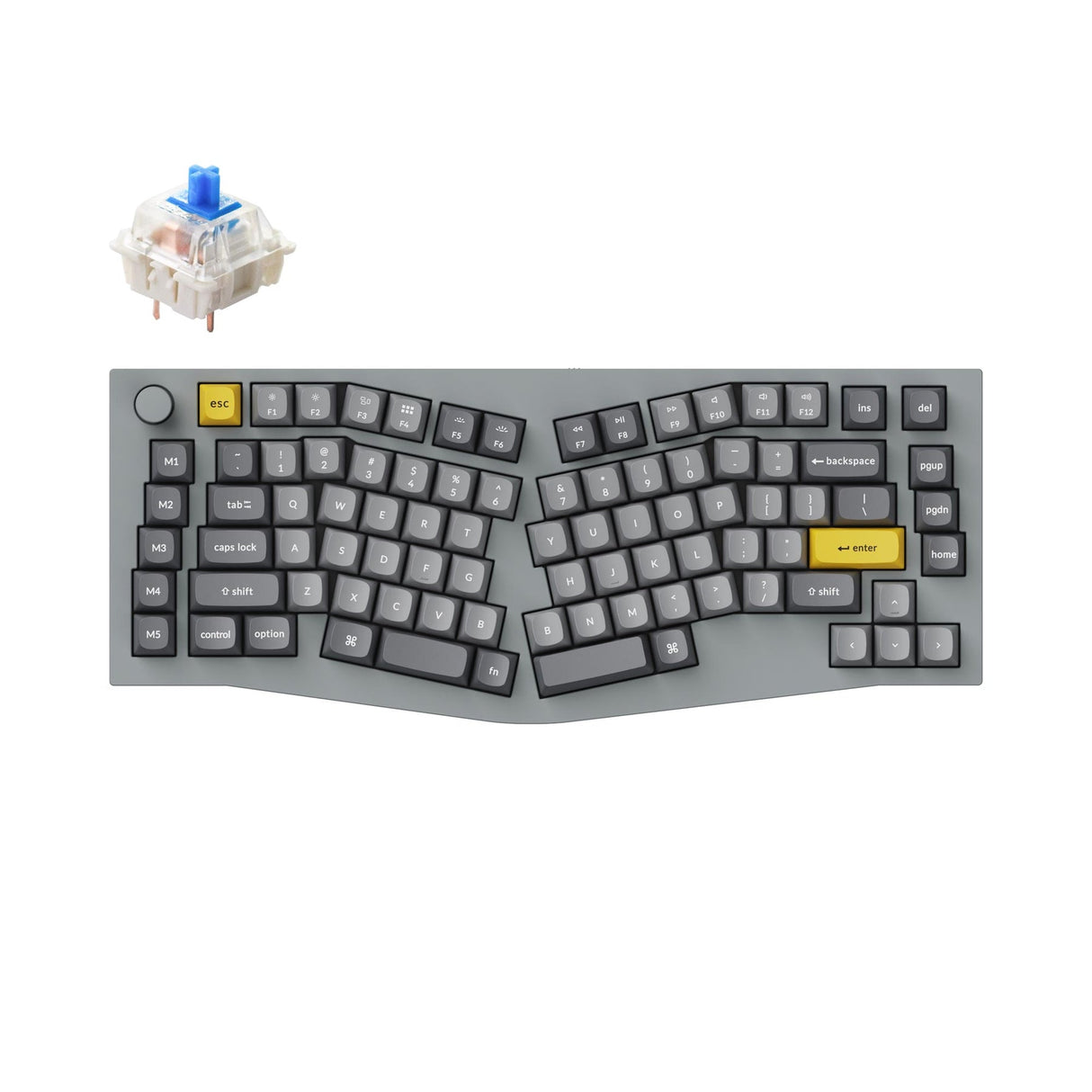 Keychron Q10 (Alice Layout) QMK Custom Mechanical Keyboard (US ANSI Keyboard)