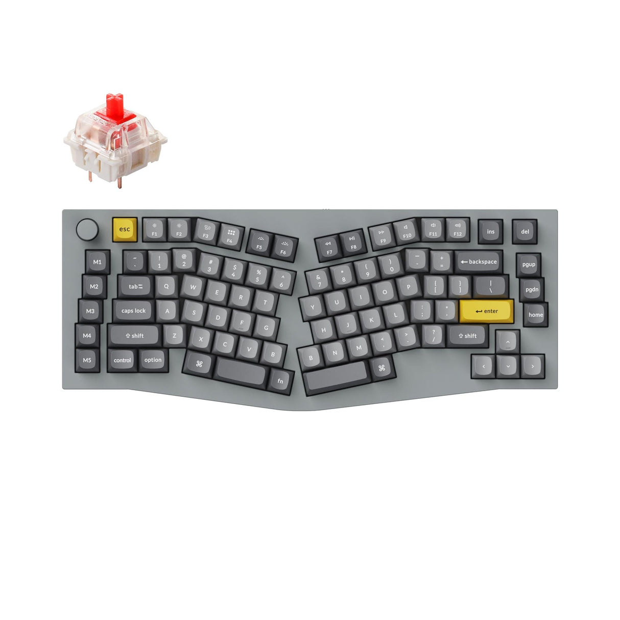 Keychron Q10 (Alice Layout) QMK Custom Mechanical Keyboard (US ANSI Keyboard)