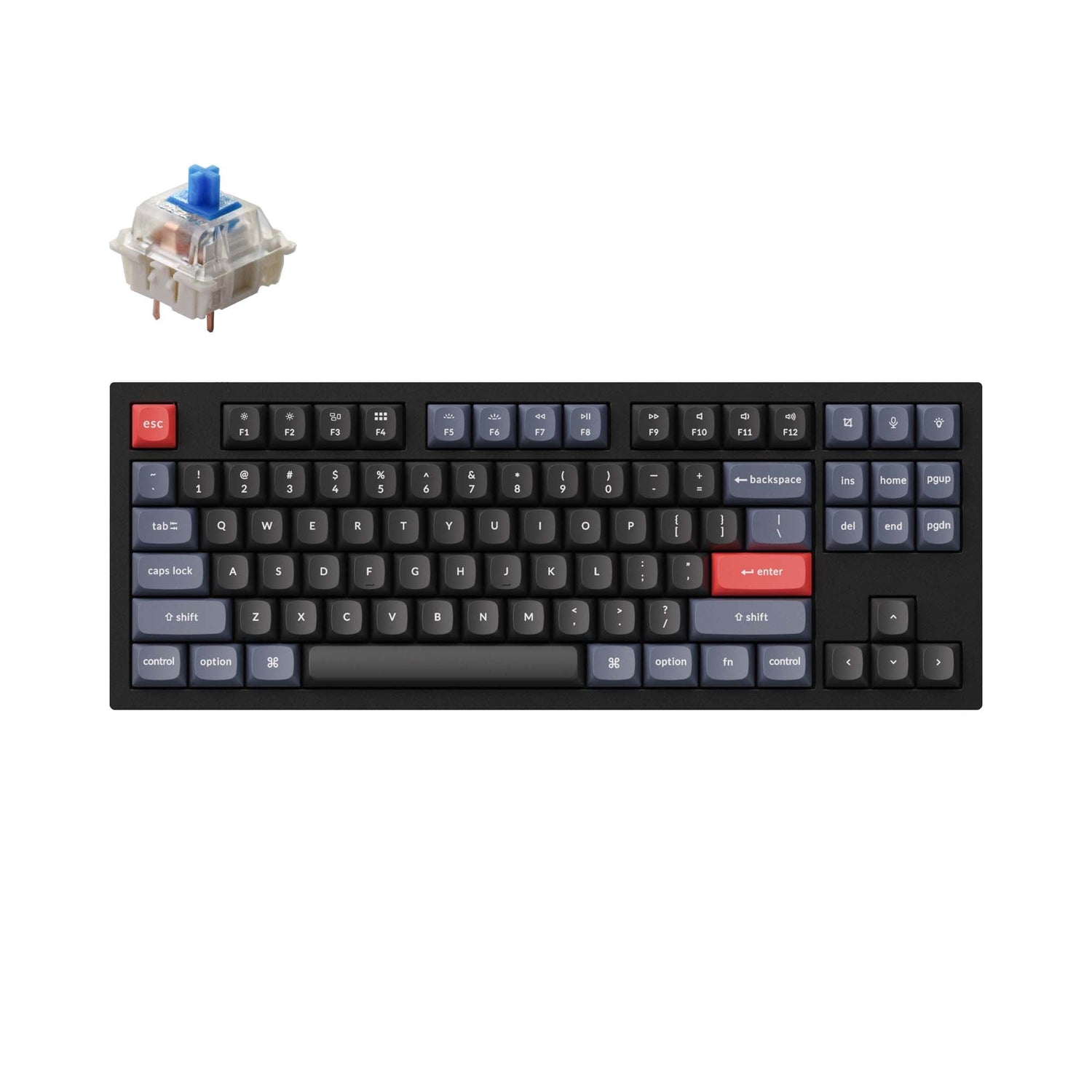 Keychron Q3 QMK Custom Mechanical Keyboard (US ANSI Keyboard)