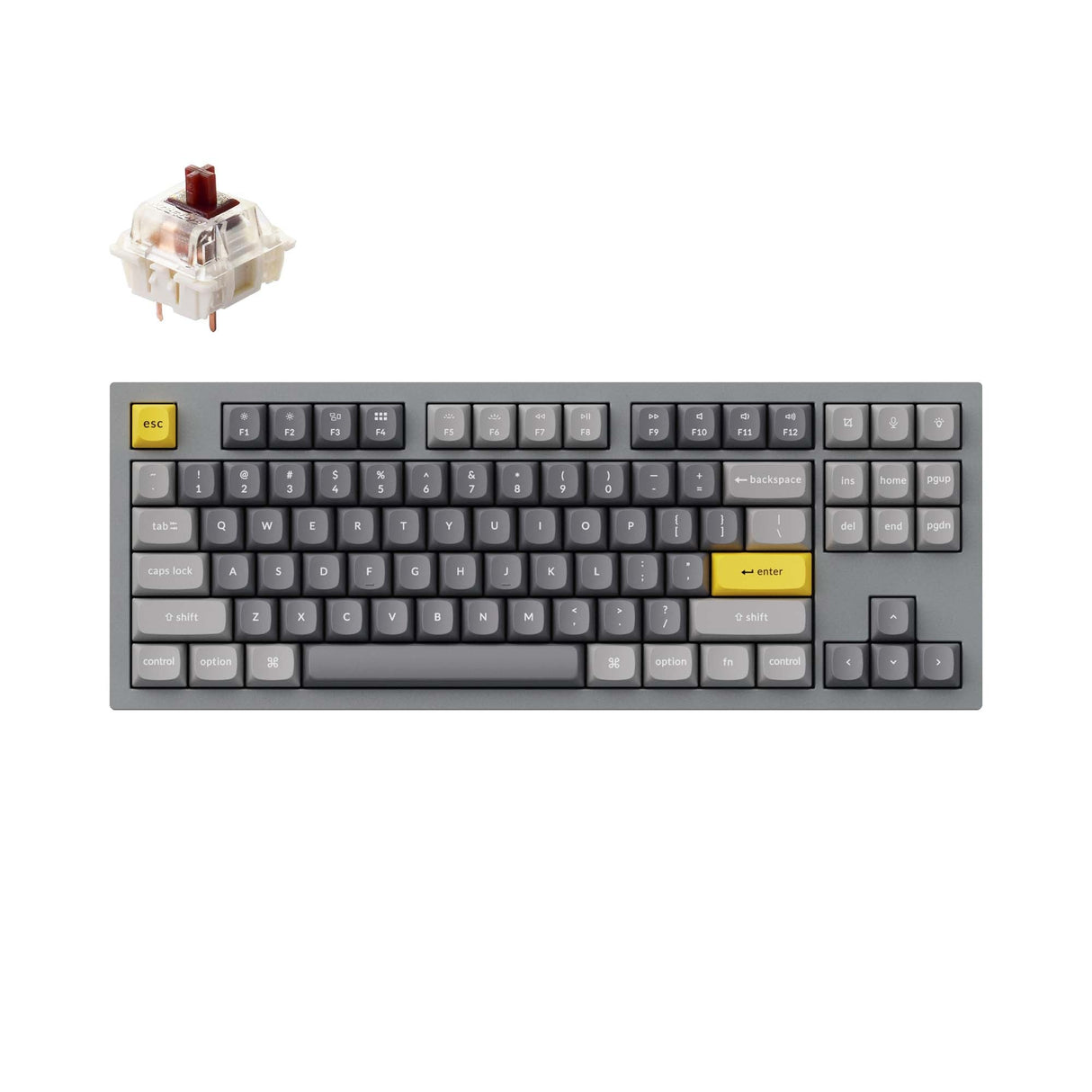Keychron Q3 QMK Custom Mechanical Keyboard (US ANSI Keyboard)