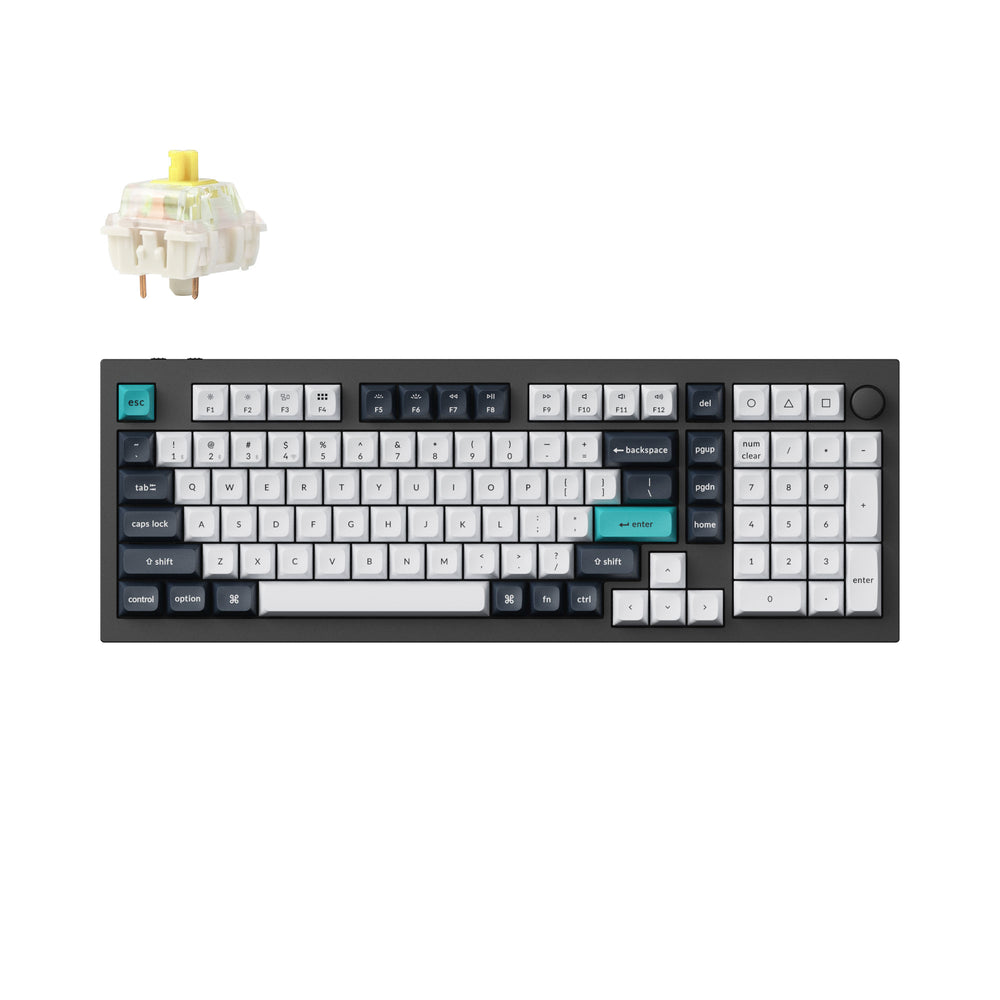 Teclado Mecánico Personalizado Inalámbrico Keychron Q5 Max QMK/VIA (Teclado US ANSI)