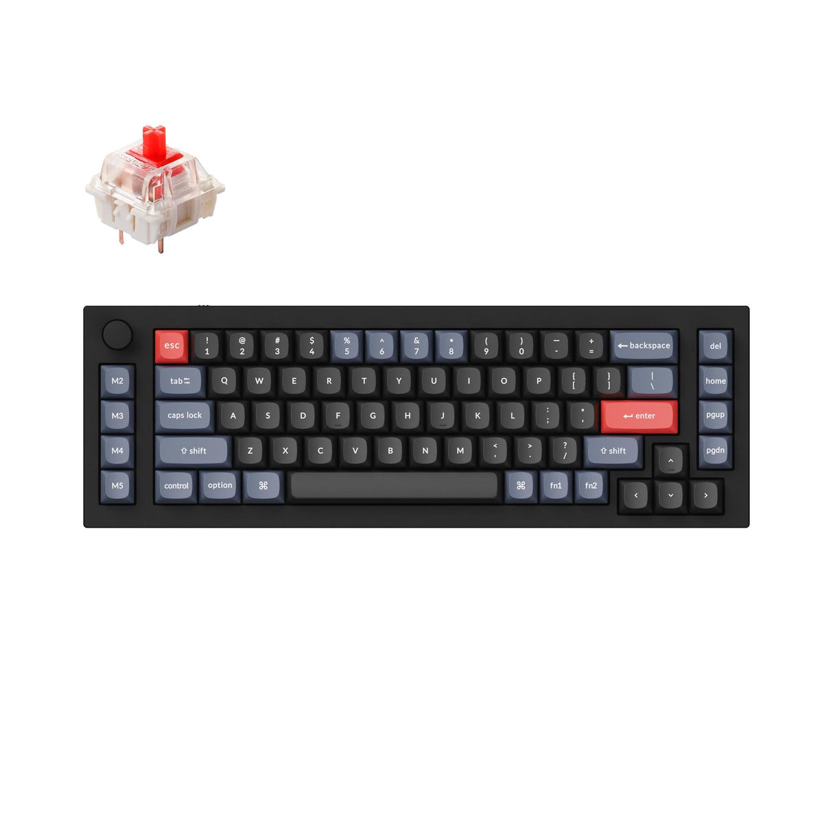 Keychron Q65 QMK Custom Mechanical Keyboard (US ANSI Keyboard)