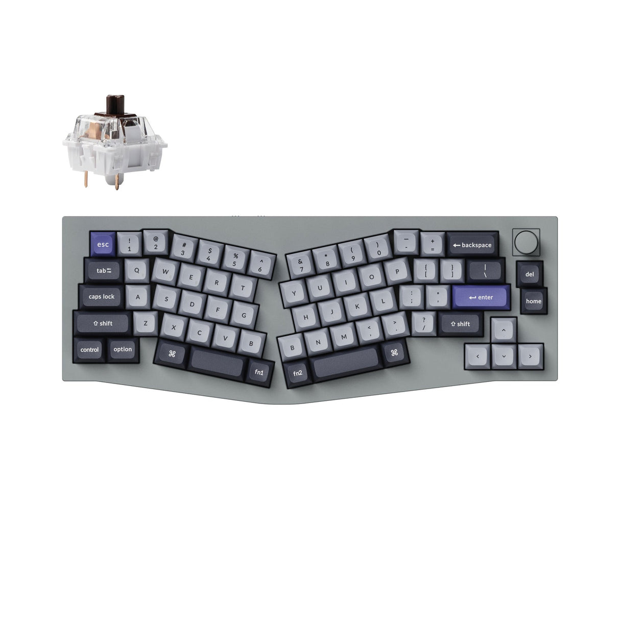 Keychron Q8 Pro (Alice Layout) QMK/VIA Wireless Custom Mechanical Keyboard (US ANSI Keyboard)