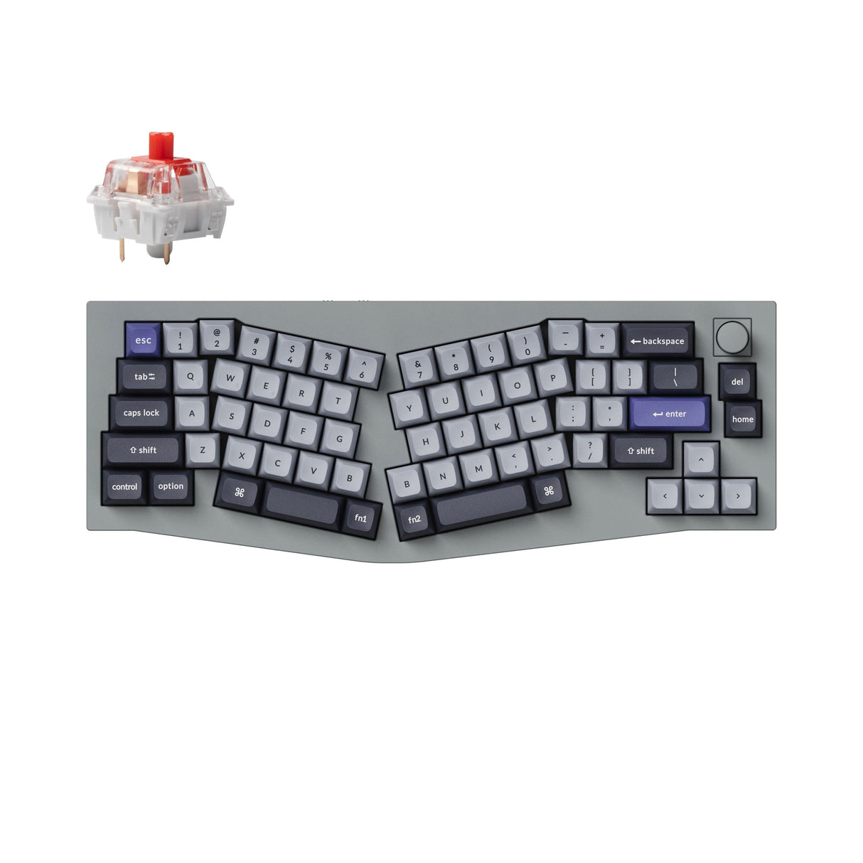 Keychron Q8 Pro (Alice Layout) QMK/VIA Wireless Custom Mechanical Keyboard (US ANSI Keyboard)