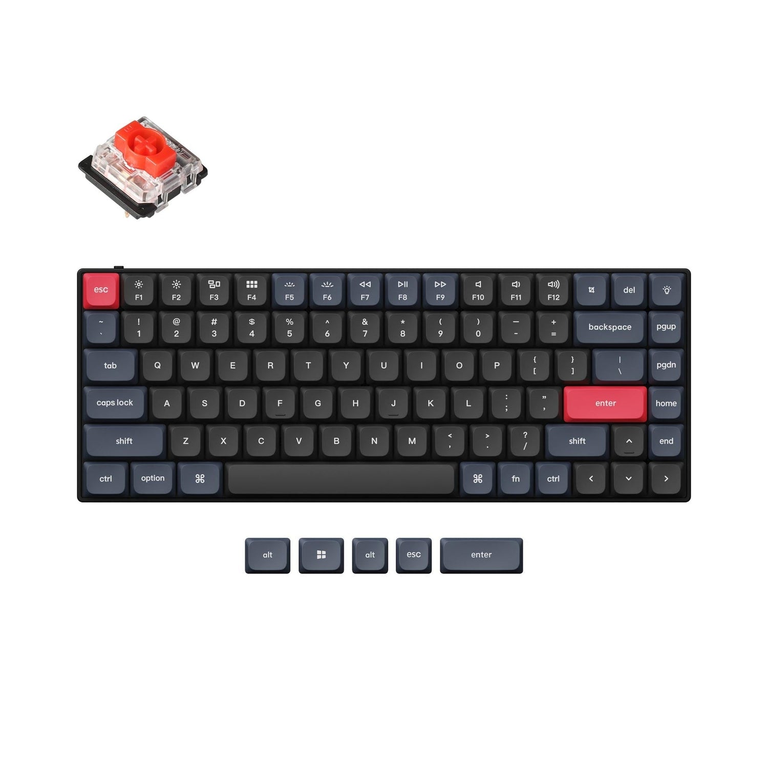 Teclado mecánico personalizado Keychron S1 QMK (teclado ANSI de EE. UU.)