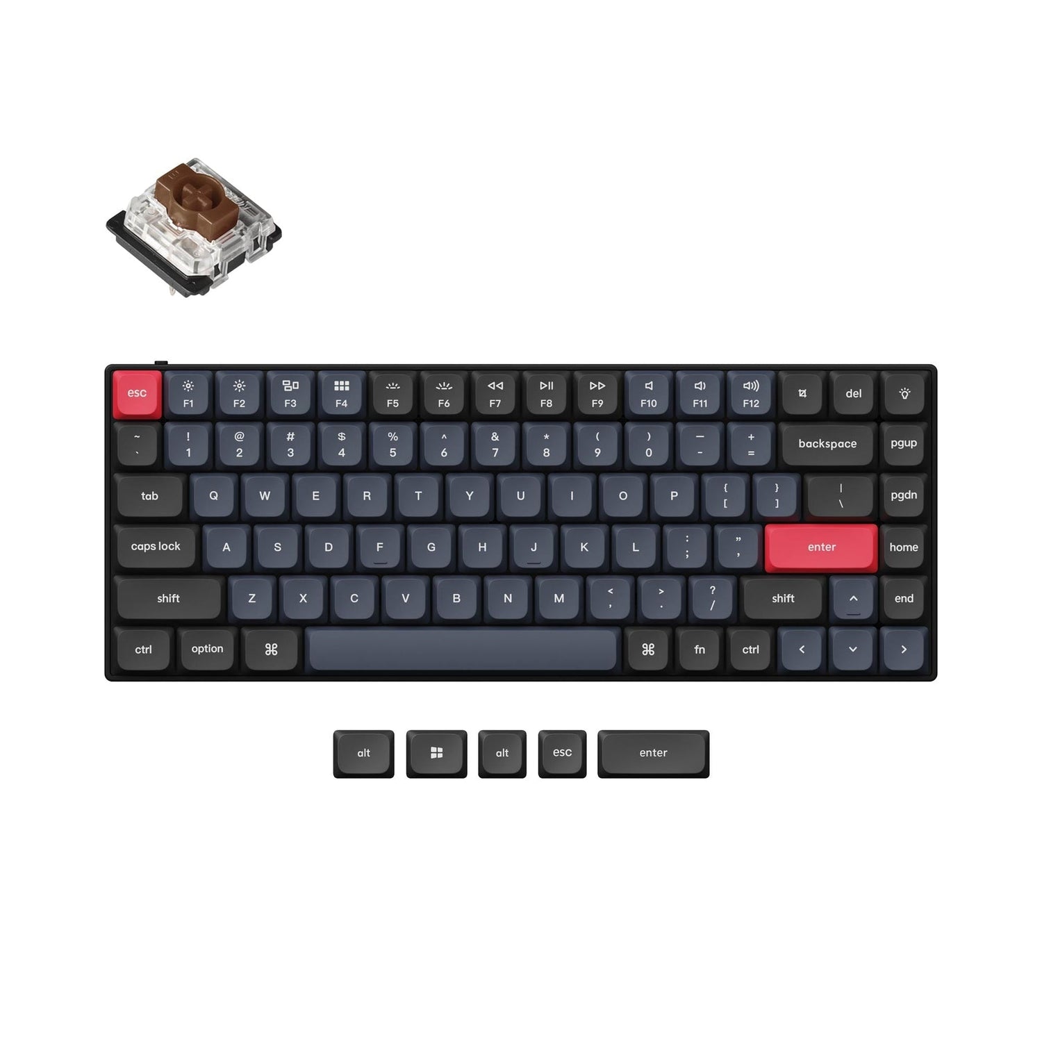 Teclado mecánico personalizado Keychron S1 QMK (teclado ANSI de EE. UU.)