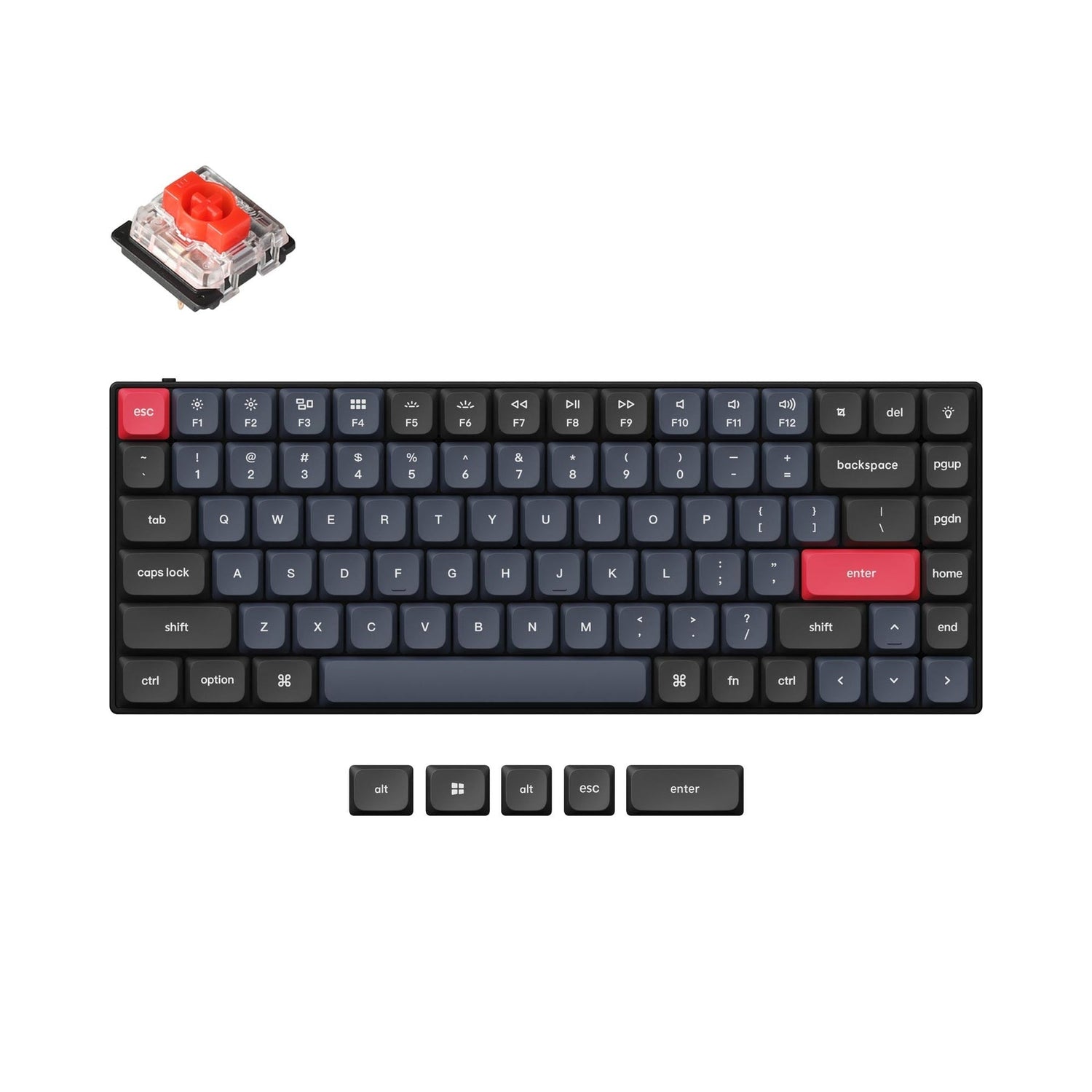 Teclado mecánico personalizado Keychron S1 QMK (teclado ANSI de EE. UU.)