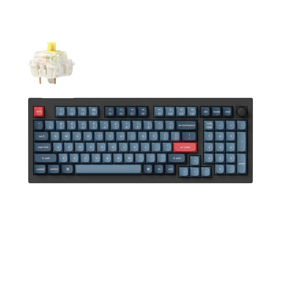 Teclado mecánico personalizado inalámbrico Keychron V5 Max QMK/VIA (diseño de EE. UU.)