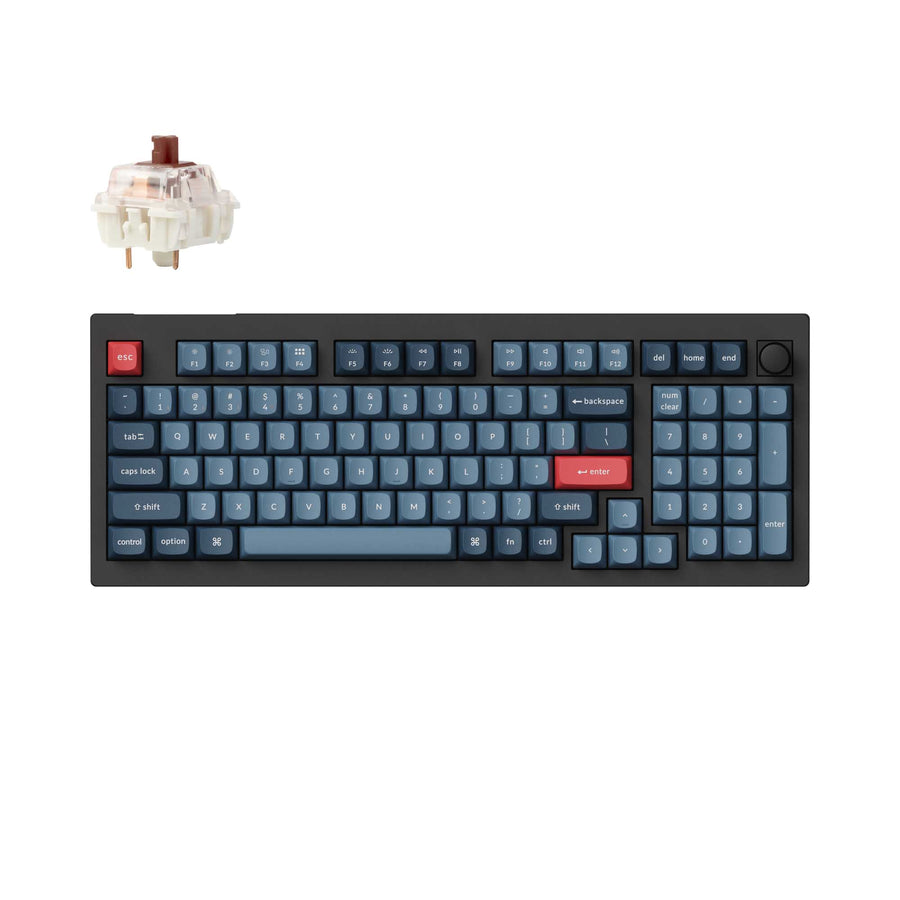 Teclado mecánico personalizado inalámbrico Keychron V5 Max QMK/VIA (diseño de EE. UU.)