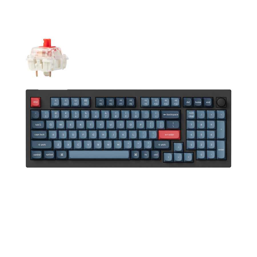 Teclado mecánico personalizado inalámbrico Keychron V5 Max QMK/VIA (diseño de EE. UU.)