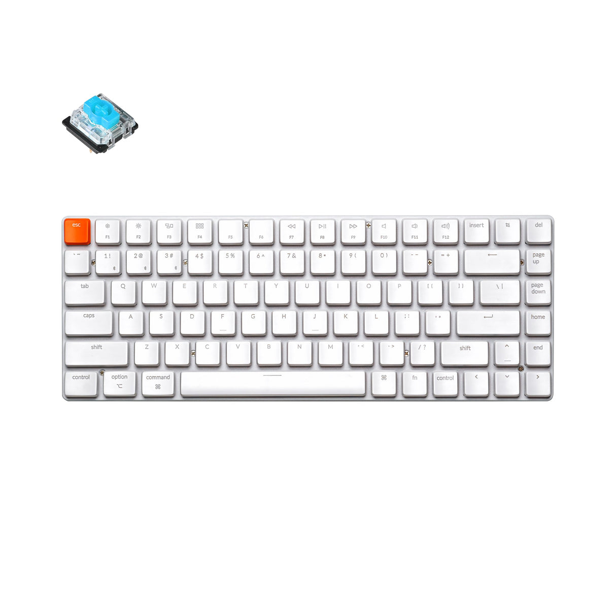Teclado mecánico inalámbrico ultradelgado sin retroiluminación Keychron K3 (versión 2) (teclado ANSI de EE. UU.)