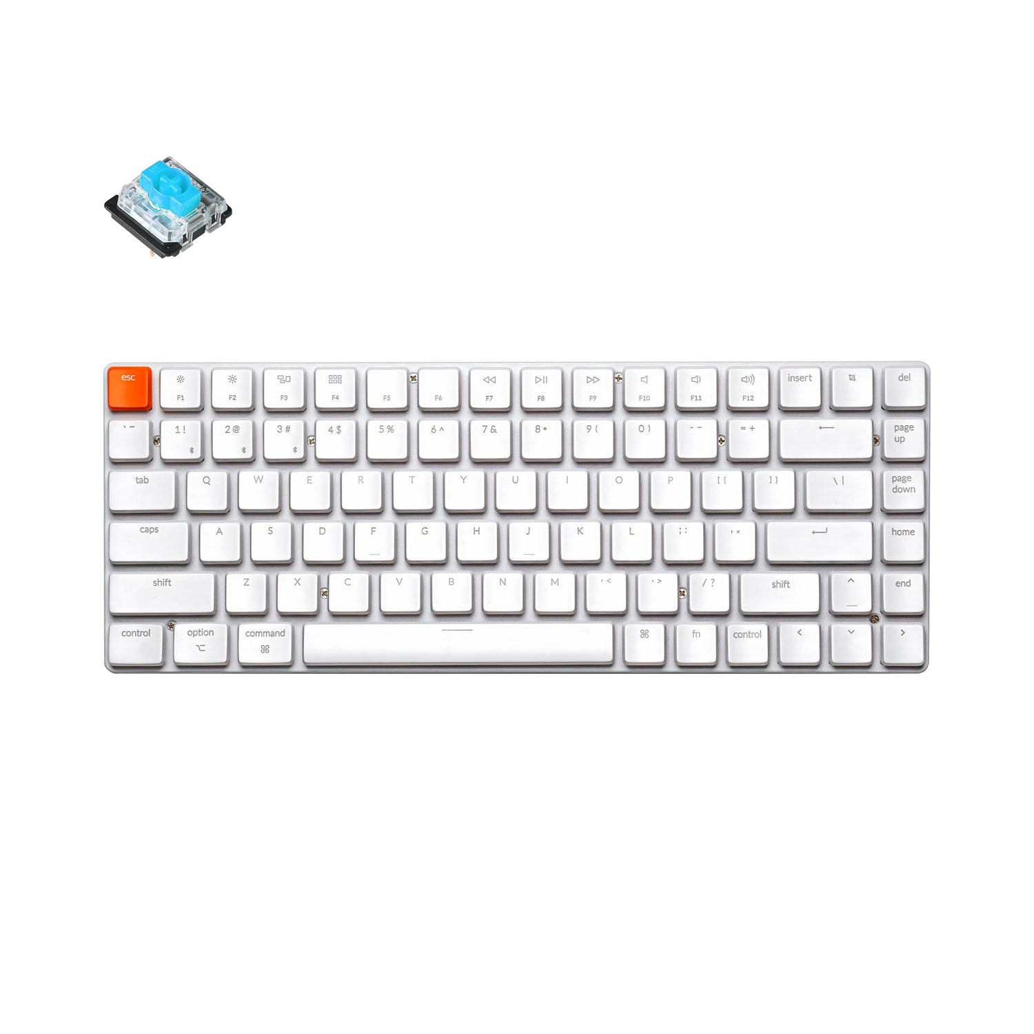 Teclado mecánico inalámbrico ultradelgado sin retroiluminación Keychron K3 (versión 2) (teclado ANSI de EE. UU.)