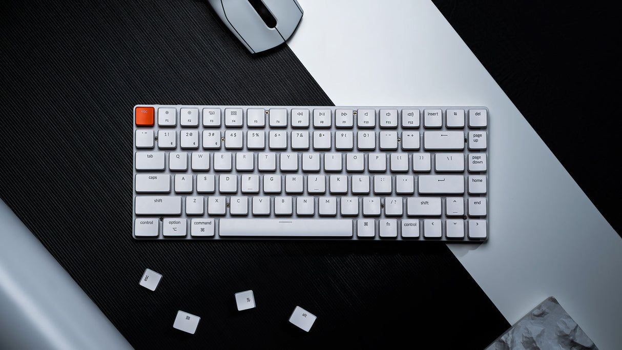 Teclado mecánico inalámbrico ultradelgado sin retroiluminación Keychron K3 (versión 2) (teclado ANSI de EE. UU.)