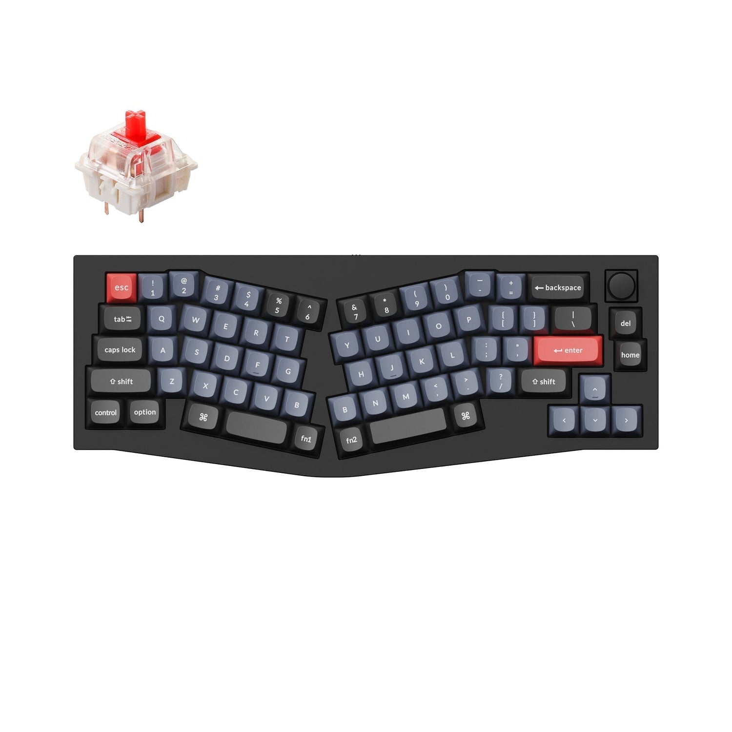 Keychron Q8 (Alice Layout) QMK Custom Mechanical Keyboard (US ANSI Keyboard)
