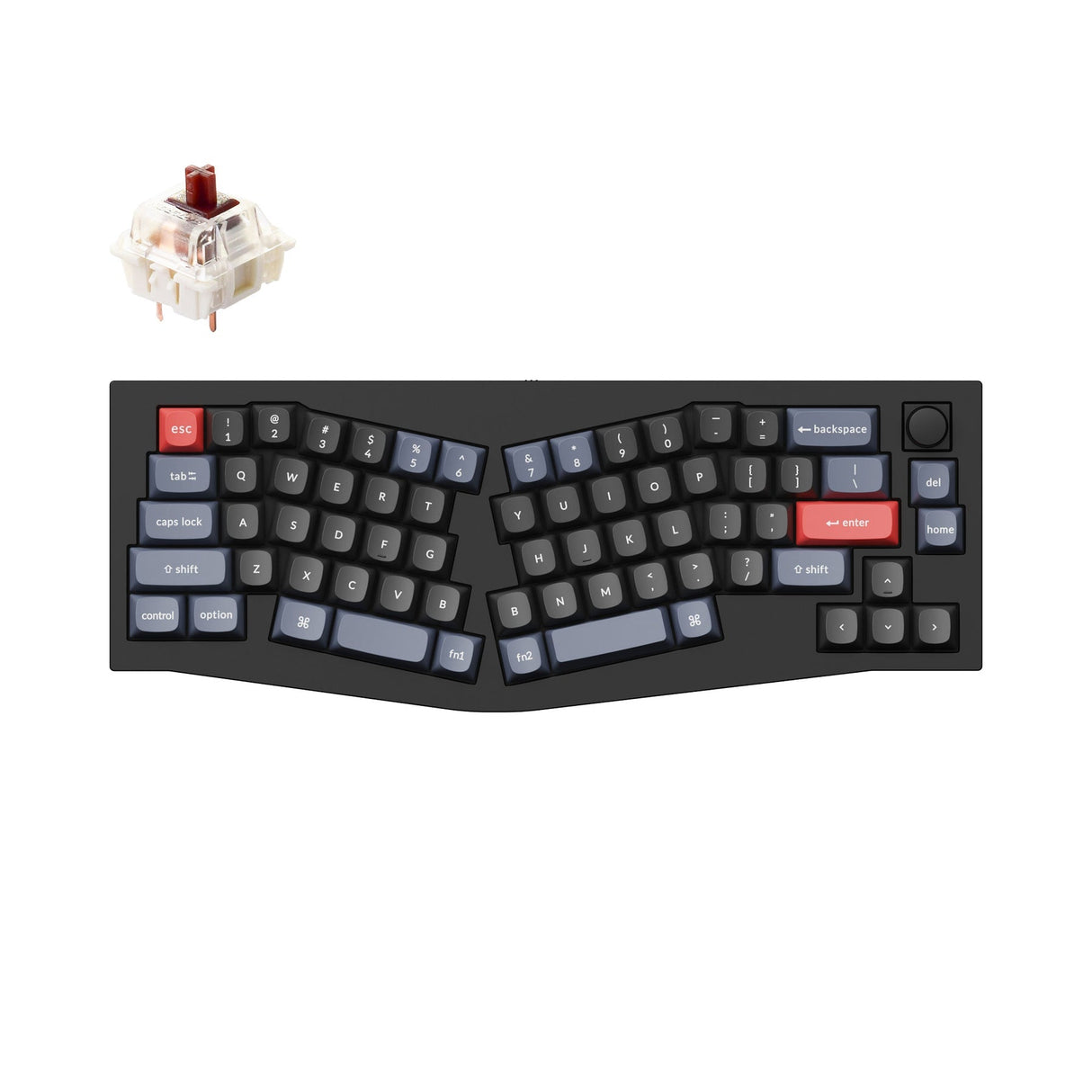 Keychron Q8 (Alice Layout) QMK Custom Mechanical Keyboard (US ANSI Keyboard)