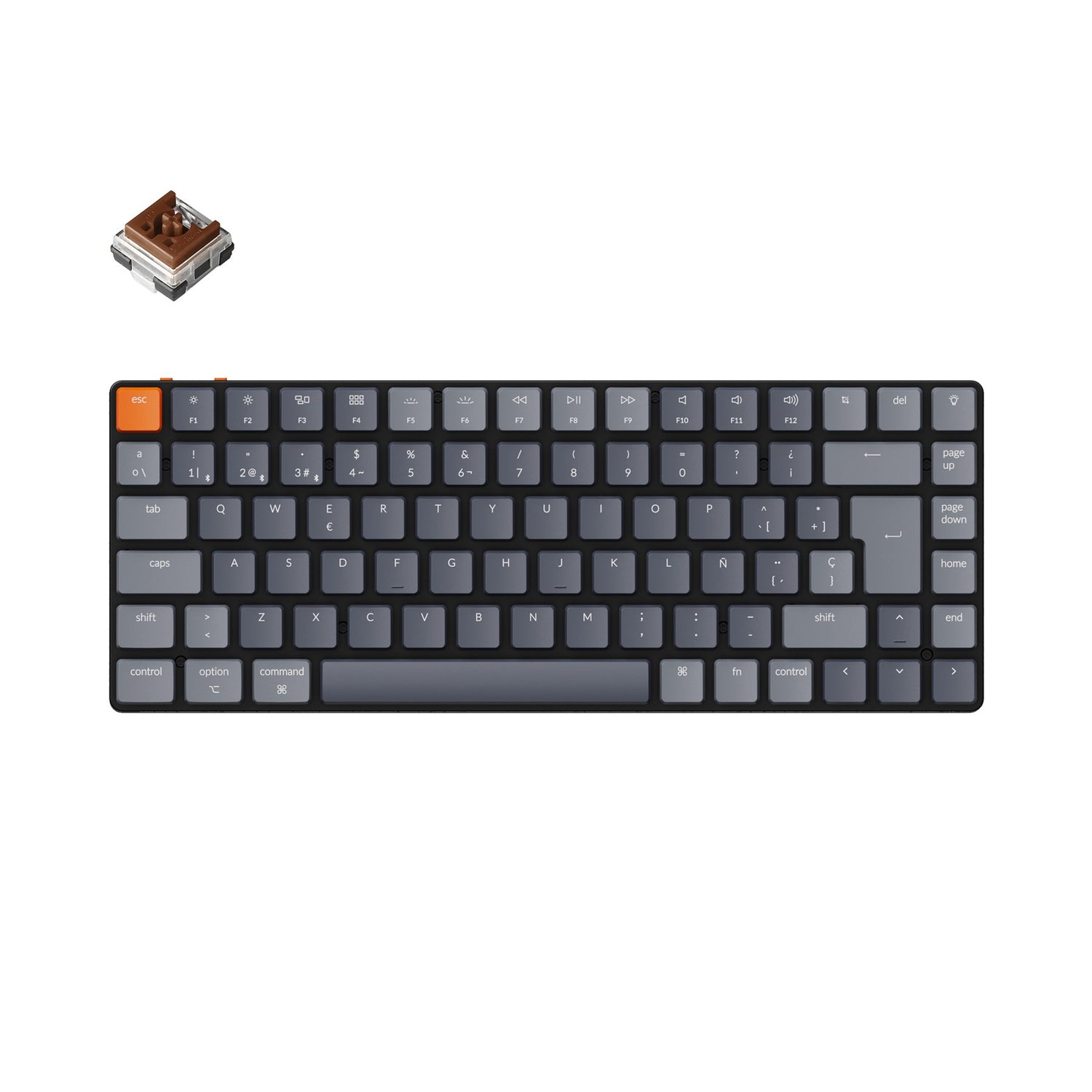 Teclado mecánico inalámbrico ultradelgado Keychron K3 (diseño ES ISO) - Versión 2