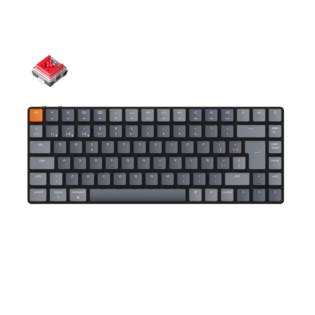 Teclado mecánico inalámbrico ultradelgado Keychron K3 (diseño ES ISO) - Versión 2