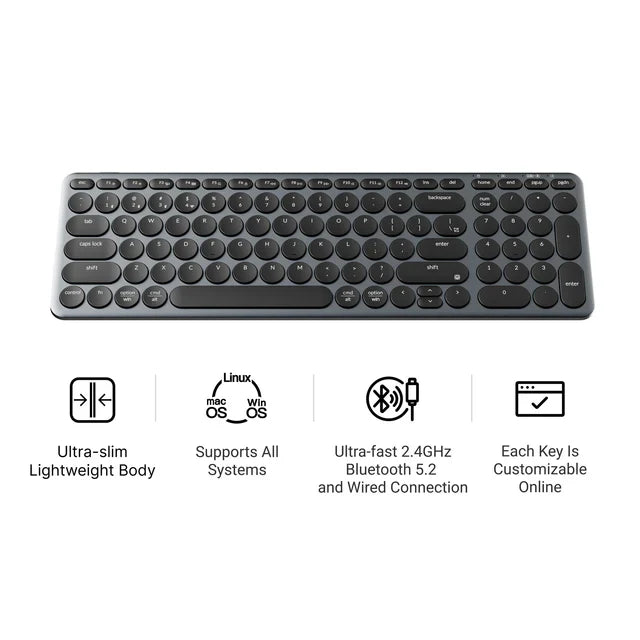 Keychron B4 Pro Ultra Slim Wireless Keyboard