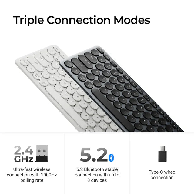 Keychron B4 Pro Ultra Slim Wireless Keyboard