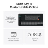 Teclado Mecánico Personalizado Keychron C1 Pro 8K QMK con Cable (Distribución US ANSI)