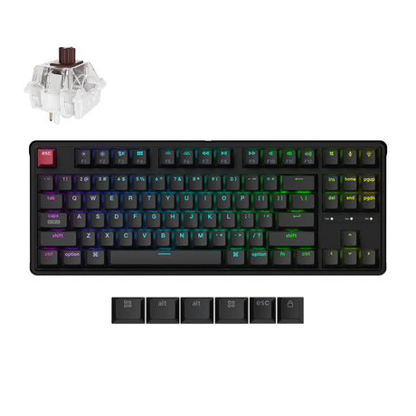 Keychron C3 Pro 8K QMK Wired Custom Mechanical Keyboard (US ANSI Layout)