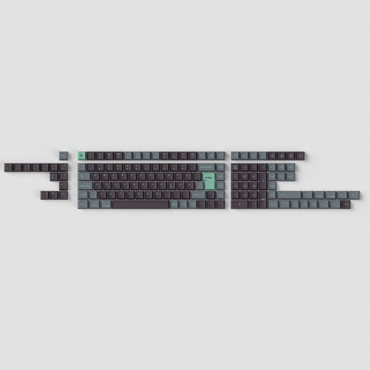 Juego completo de teclas ISO Cherry Profile Dye-Sub PBT - Hacker Mint