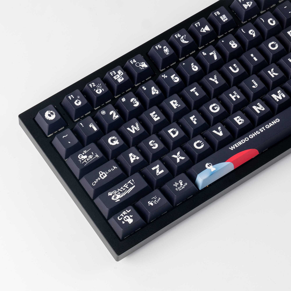 Weirdo Ghost Gang - Juego completo de teclas PBT con perfil de cereza Dye-Sub