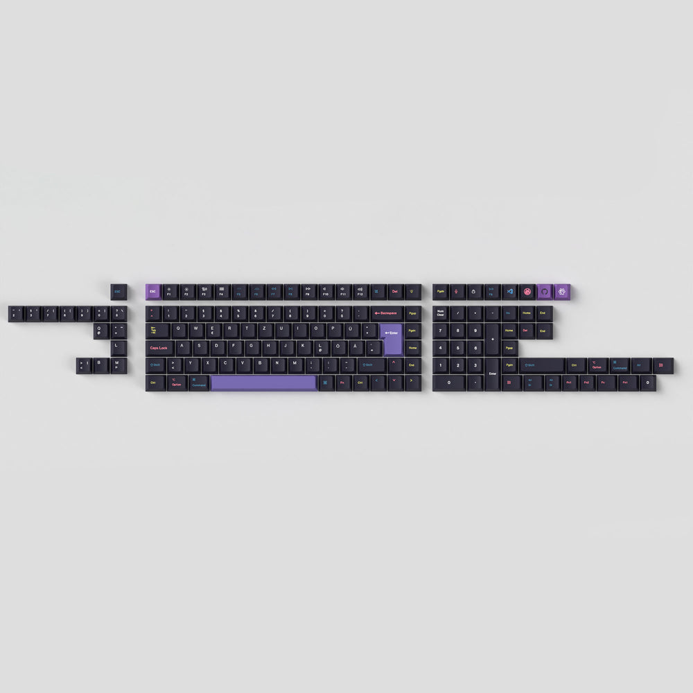 ISO Cherry Profile Dye-Sub PBT Full Set Keycap Set - Developer - Version 2