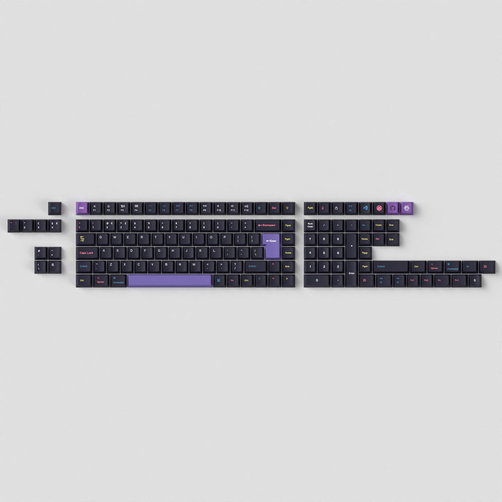 ISO Cherry Profile Dye-Sub PBT Full Set Keycap Set - Developer - Version 2