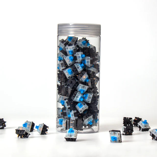 Gateron KS-3X47 Tapa Lechosa Fondo Negro Switch