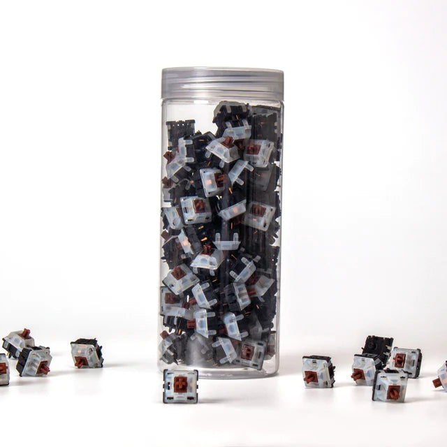 Gateron KS-3X47 Interruptor inferior negro superior lechoso