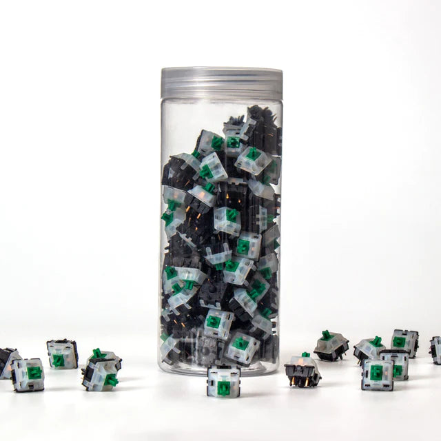 Gateron KS-3X47 Tapa Lechosa Fondo Negro Switch