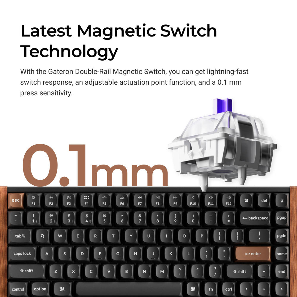 Teclado personalizado Keychron K2 HE Wireless Magnetic Switch