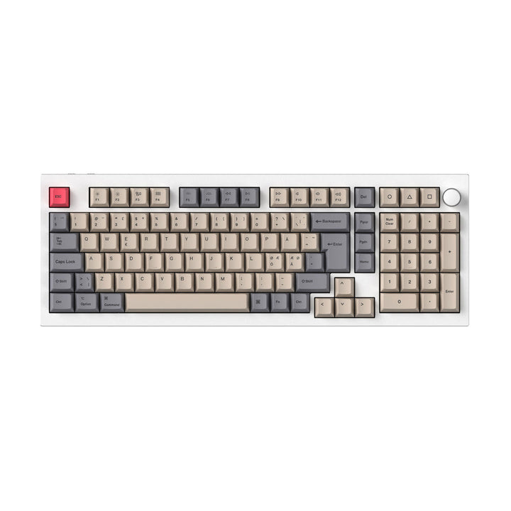 Juego completo de teclas ISO Cherry Profile Dye-Sub PBT - Carbon Vibe