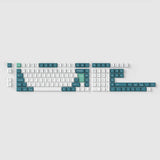 Juego completo de teclas ISO Cherry Profile Dye-Sub PBT - Menta blanca