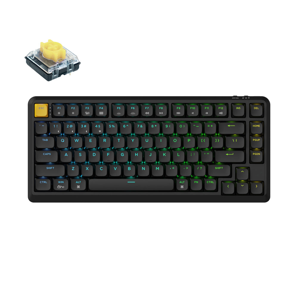 Teclado mecánico inalámbrico Keychron J1 QMK (Distribución ANSI de EE. UU.)